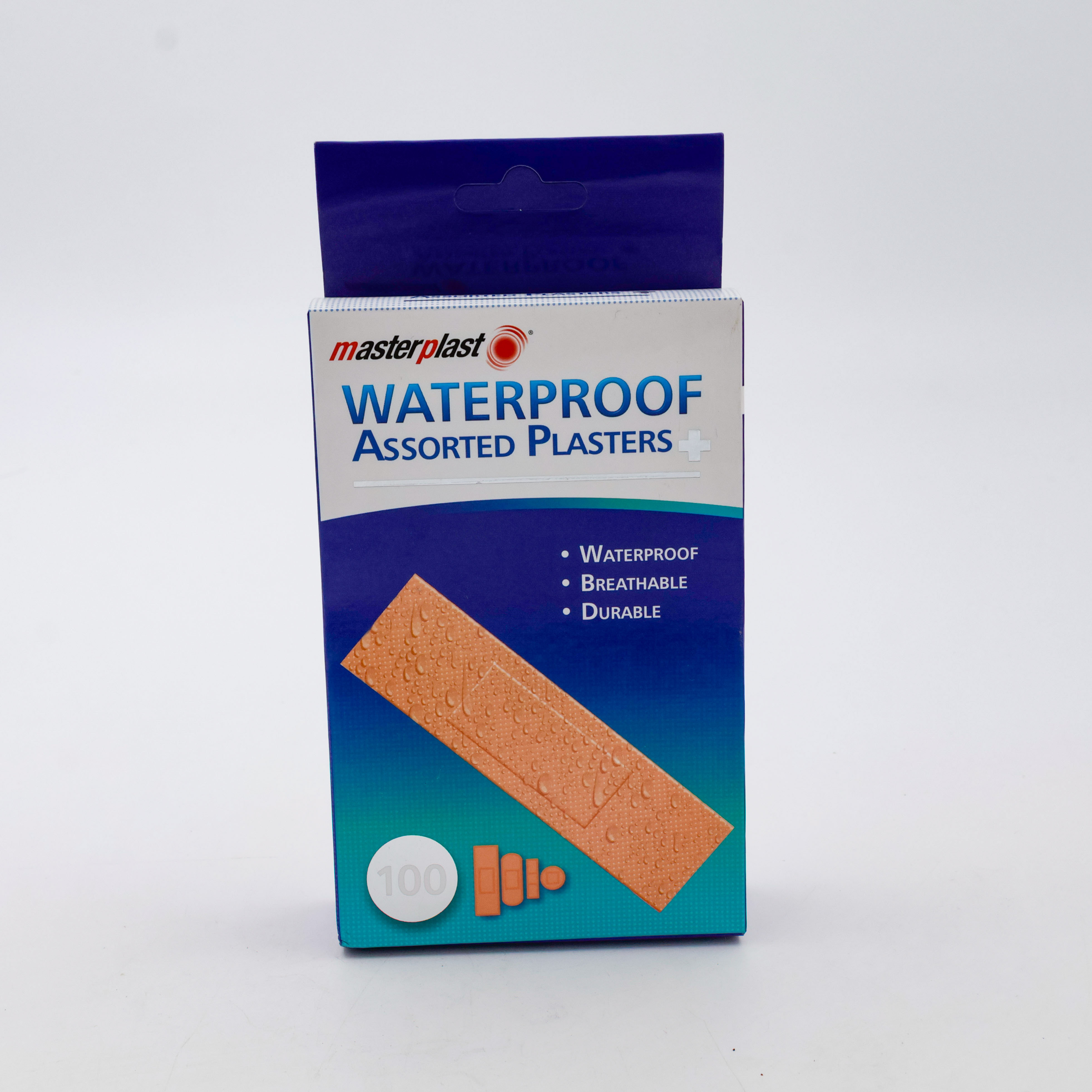 M/p Waterproof Assorted Plasters 100pcs